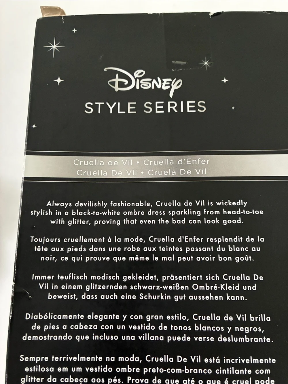 Disney Cruella de Vil Fashion Doll -Hasbro Style Series